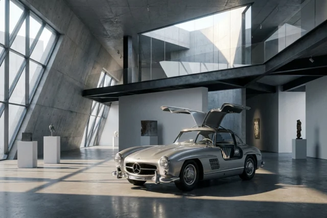 mercedes-benz 300 slr uhlenhaut coupé uit 1955